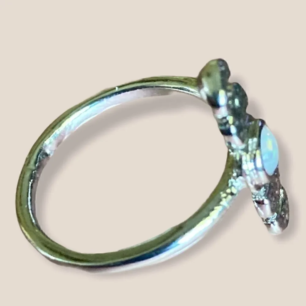 Moon Phases Opal Ring